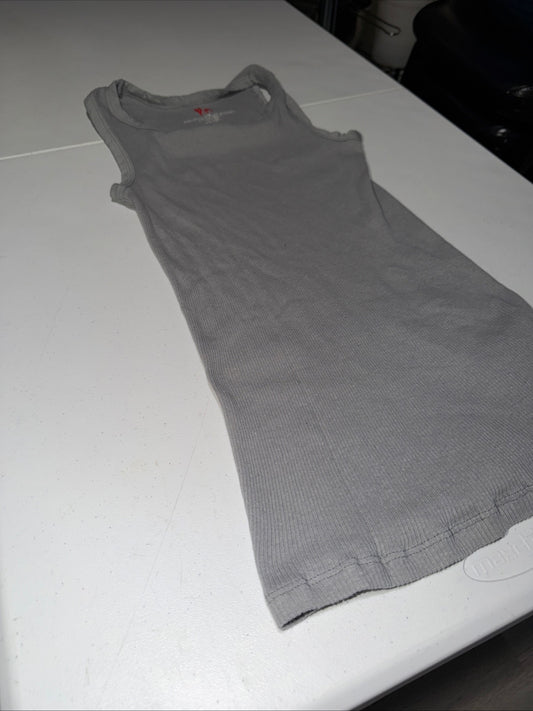 3V Brand Grey Mens Tank Top L/G 42-44 100 Cotton