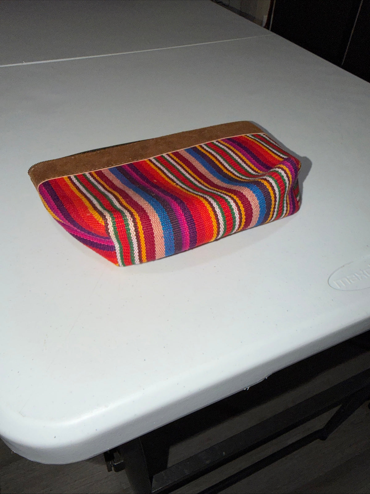 Handmade Striped Woven Pattern Coin Purse And Key holder
