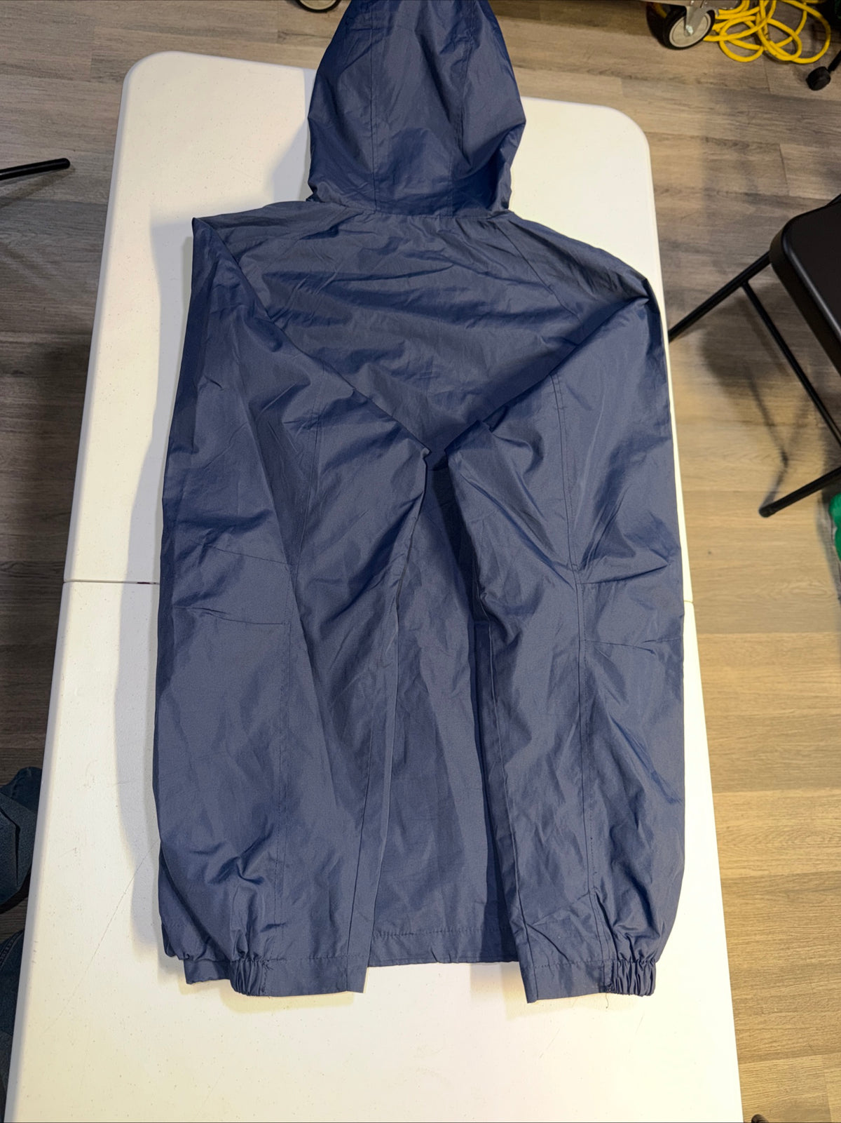 Rowland Wrestling WindBreaker Hooded Jacket Navy Blue Size XL