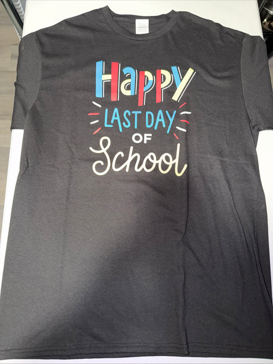 Delta Pro Weight Happy Last Day of School T-Shirt Size Men’s L