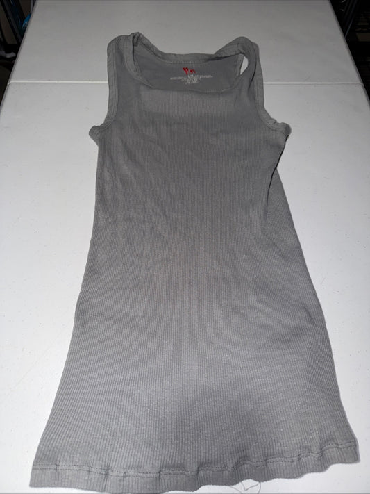 3V Brand Grey Mens Tank Top L/G 42-44 100 Cotton