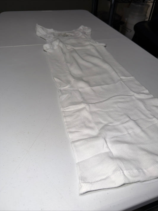 3V Brand White Mens Tank Top L/G 42-44 100 Cotton