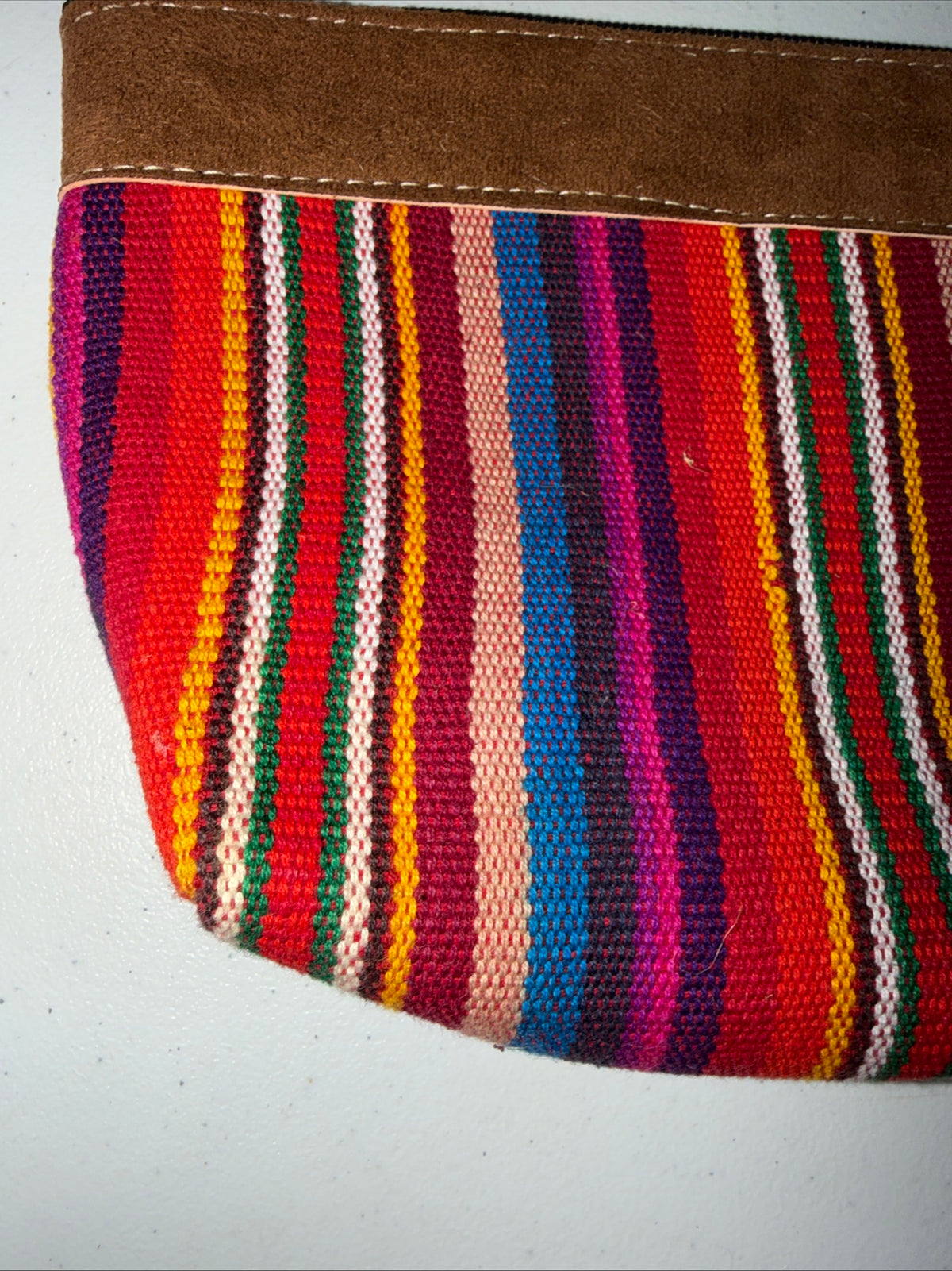 Handmade Striped Woven Pattern Coin Purse And Key holder
