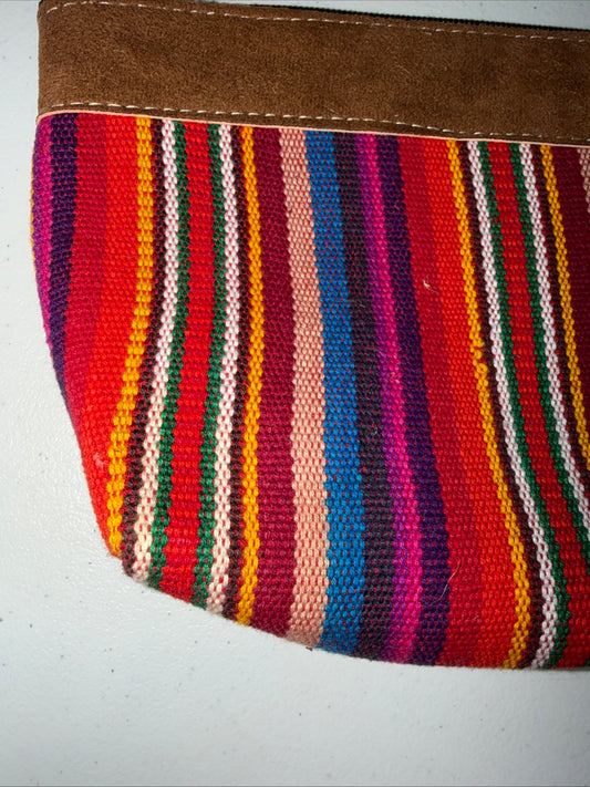 Handmade Striped Woven Pattern Coin Purse And Key holder