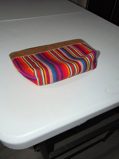 Handmade Striped Woven Pattern Coin Purse And Key holder