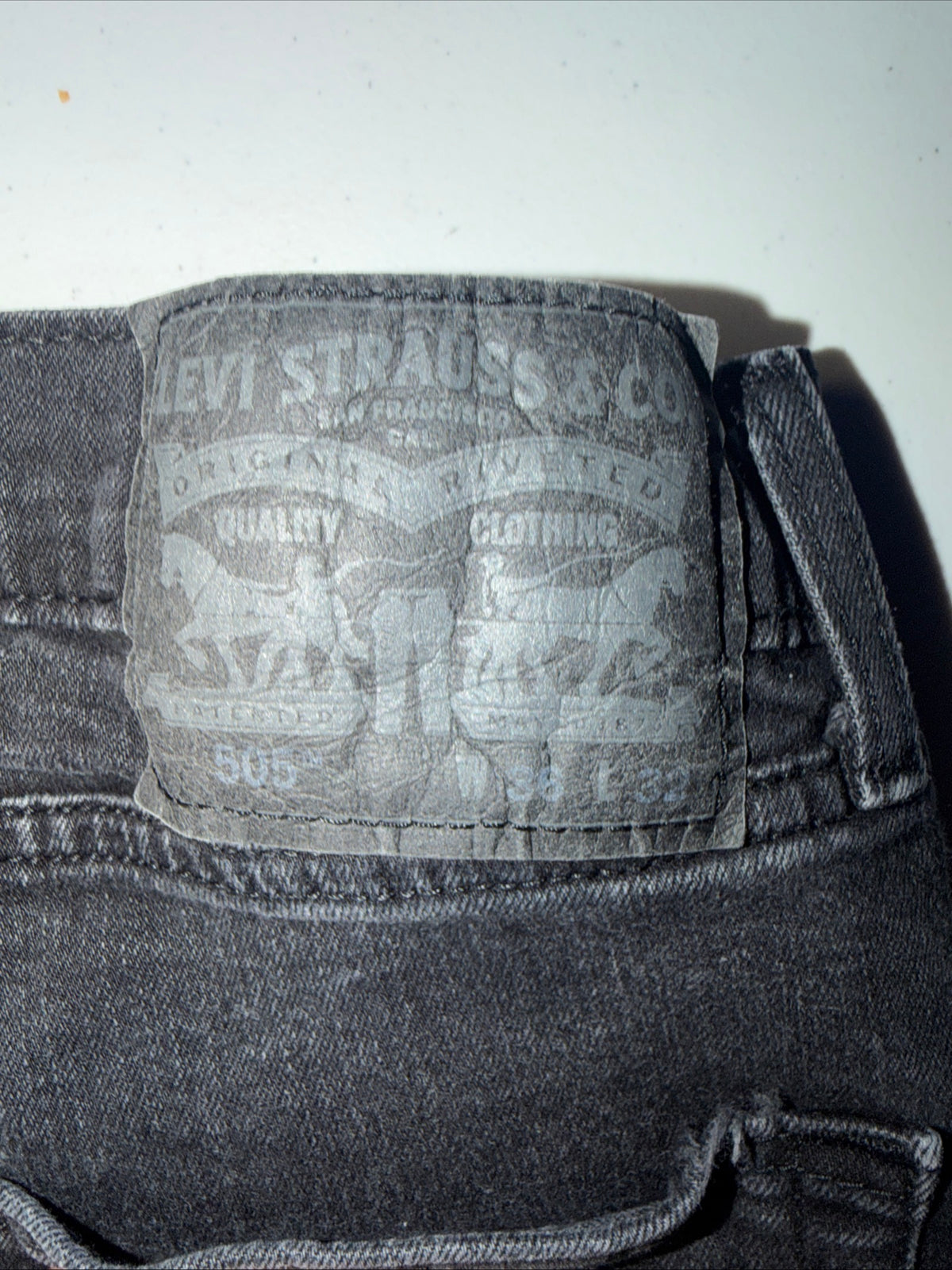 Levi’s 505 Men’s Jeans Regular Fit, Straight Leg Size W36xL32
