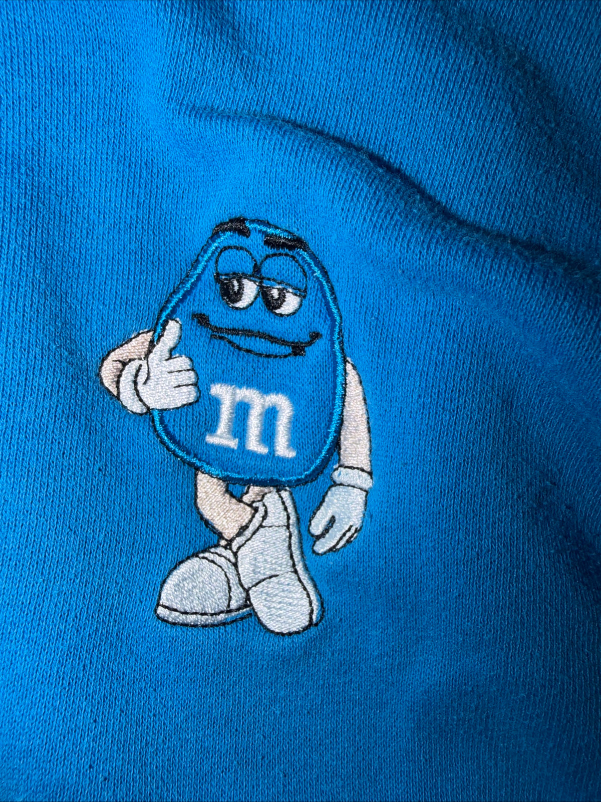Blue M&M’s World Full-zip hoodie Size L