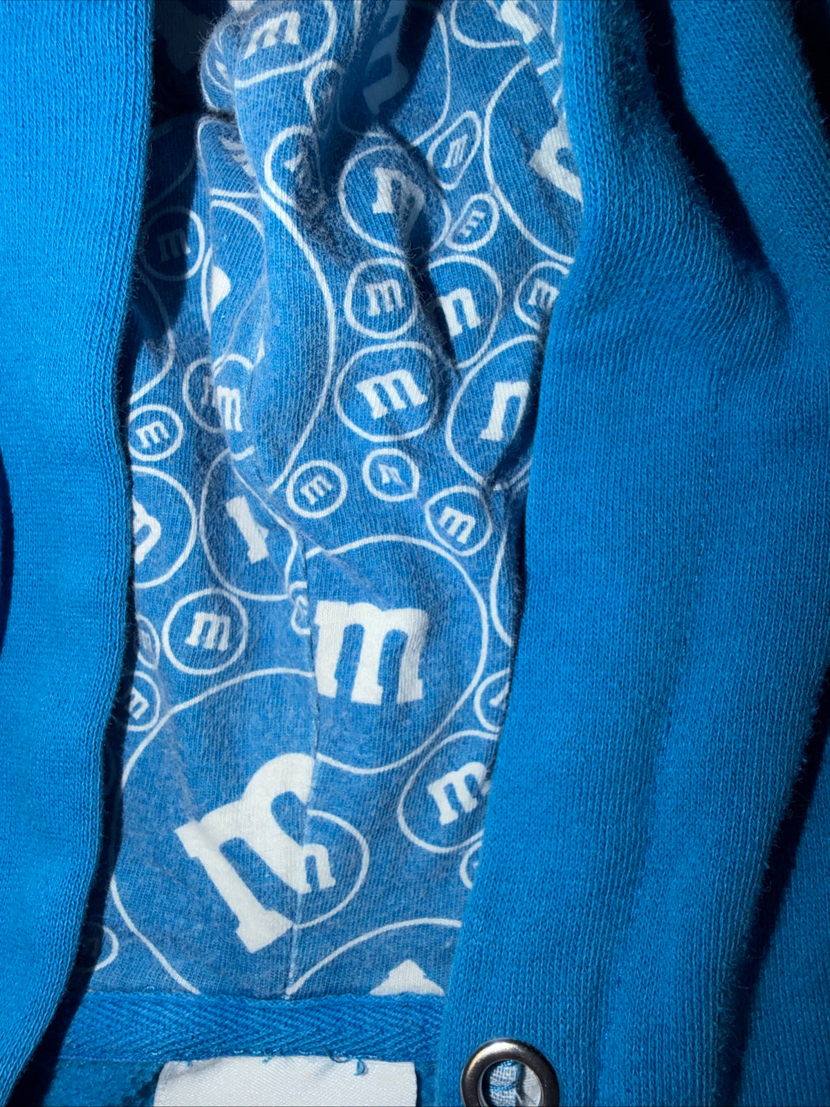 Blue M&M’s World Full-zip hoodie Size L