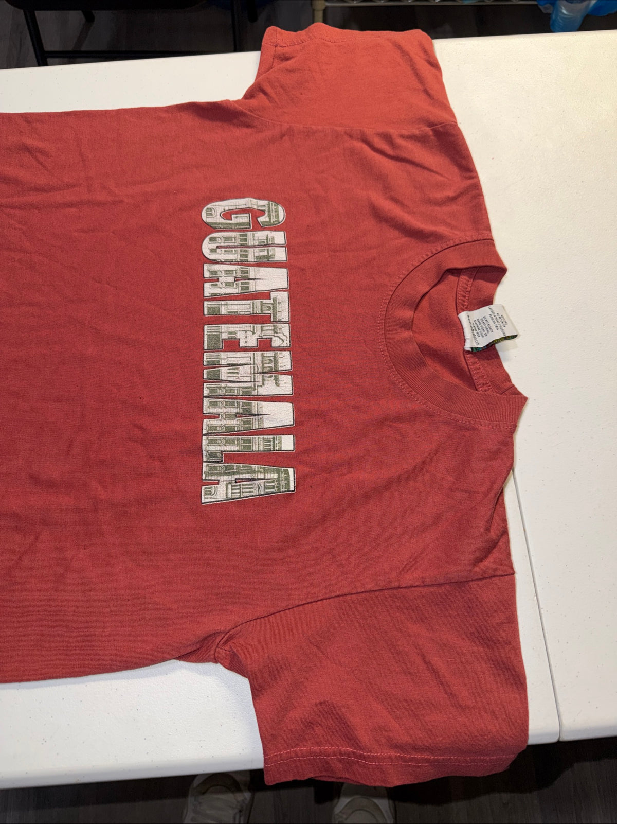 Retro Antigua Guatemala Colonial Architecture T-shirt Size M