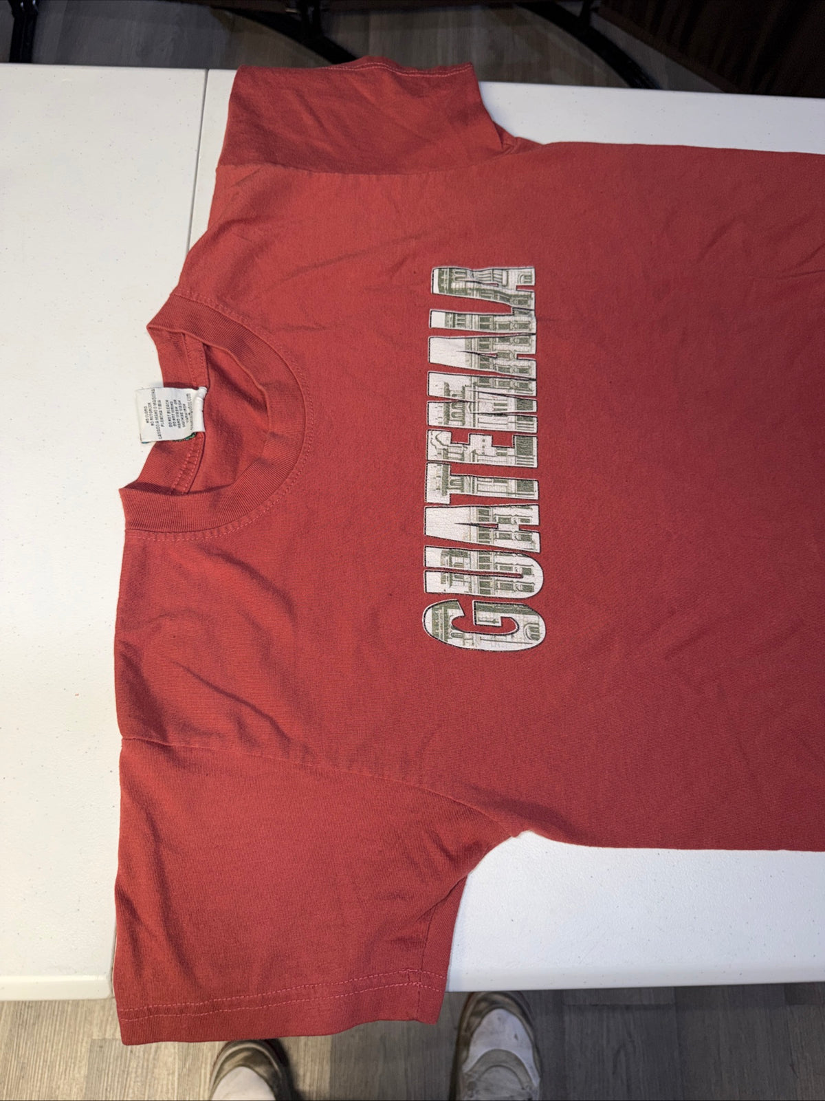 Retro Antigua Guatemala Colonial Architecture T-shirt Size M