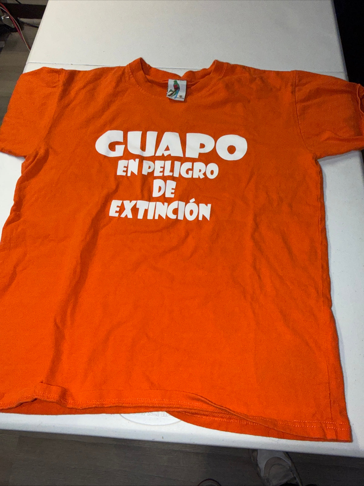 Endangered Guapo Graphic Tee From Guatemala Size M For youth