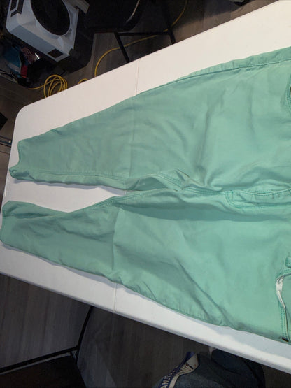 Iris Jeans Cool Mint Slim Ankle Jeans Size 17 Stretch Denim Women’s