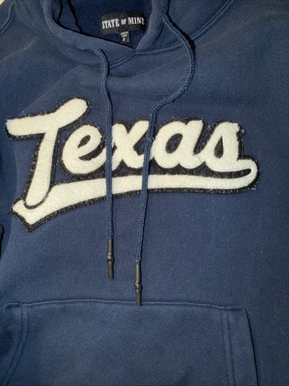 State of Mine Men’s Texas Navy Long Sleeve Hoodie Size S