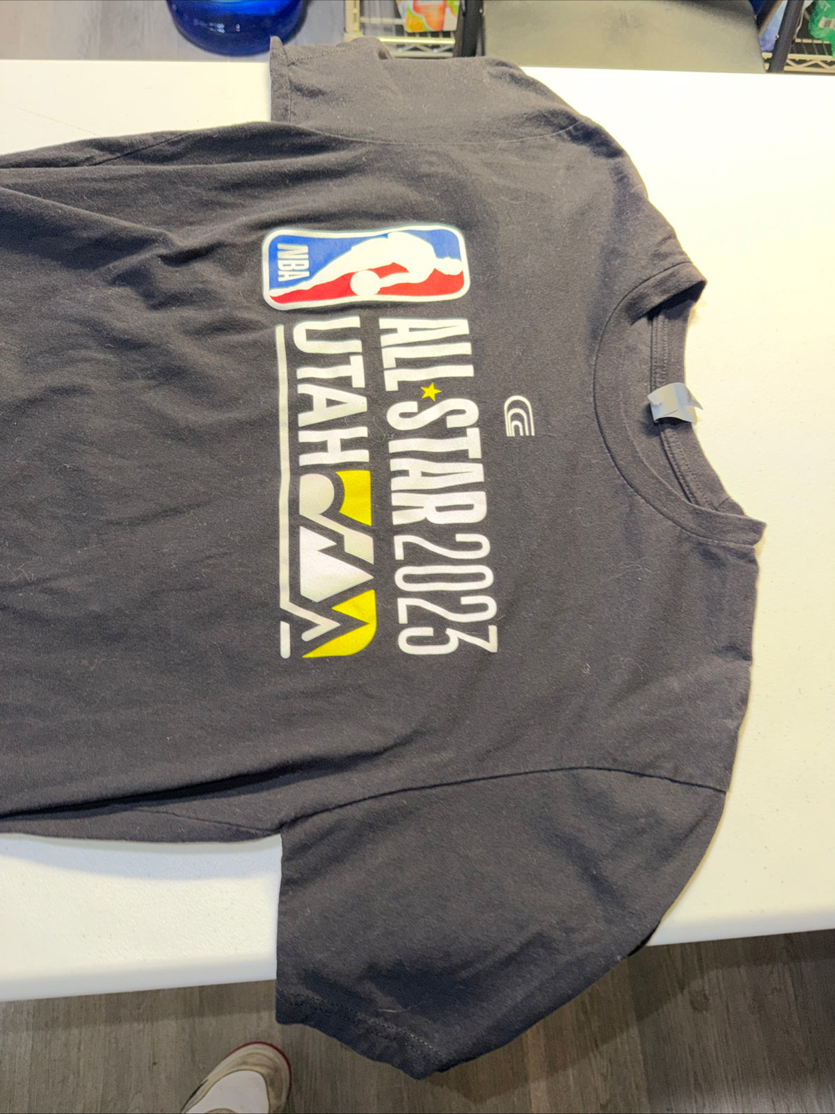 Men’s Fanatics Black 2023 NBA All-Star Game Offical Logo T-shirt Size L