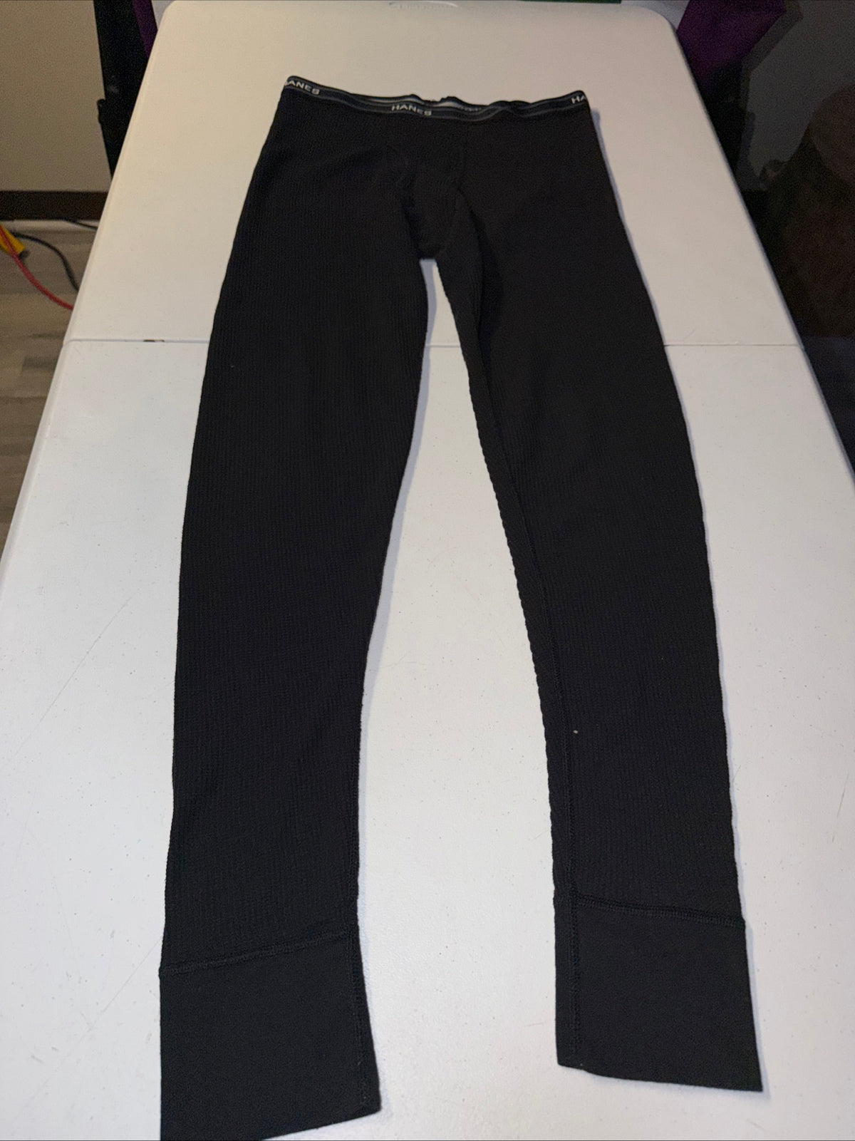 Hanes Men’s Thermal Waffle Base Layer Pants Size L(14-16)