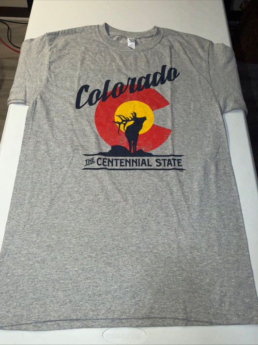 Vintage Colorado Centennial State Graphic T-shirt Medium
