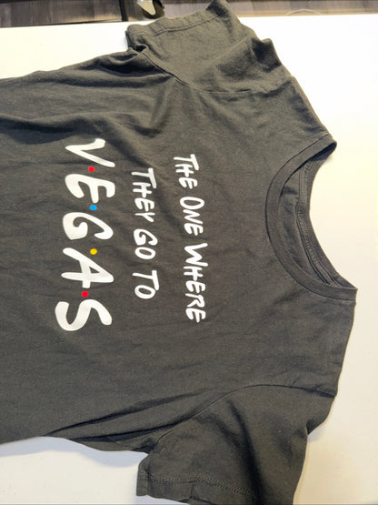 “The One Where They Go To Vegas” Friends-Inspired Graphic T-Shirt Size S Men