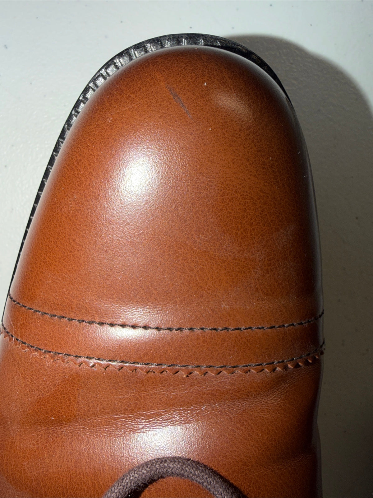 Dockers men’s Garfield Cap Toe Dress Oxford Shoes (Tan/Brown) Size 8M
