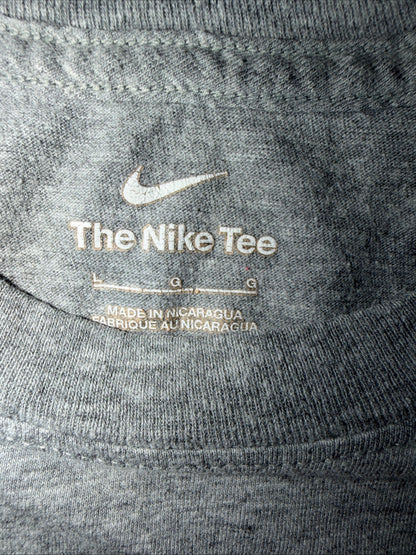 Nike Sportswear JDI Short Sleeve Crew Neck T-Shirt- Gray Youth Large