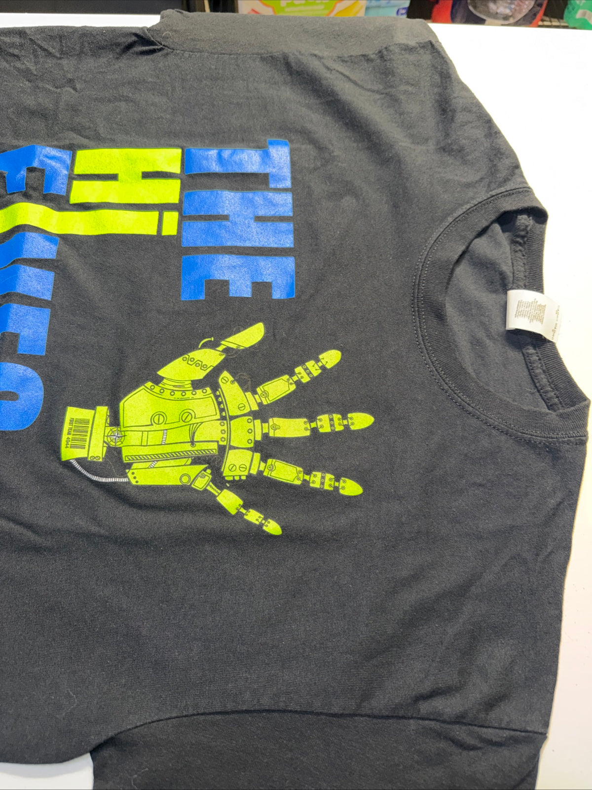 The Hi Fives Graphic Black T-Shirt Size M For Men 100% Cotton
