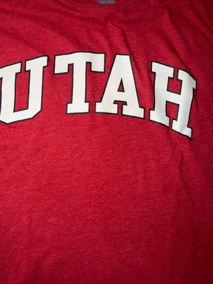 Champion University of Utah Men’s Red Short Sleeve T-Shirt Size M