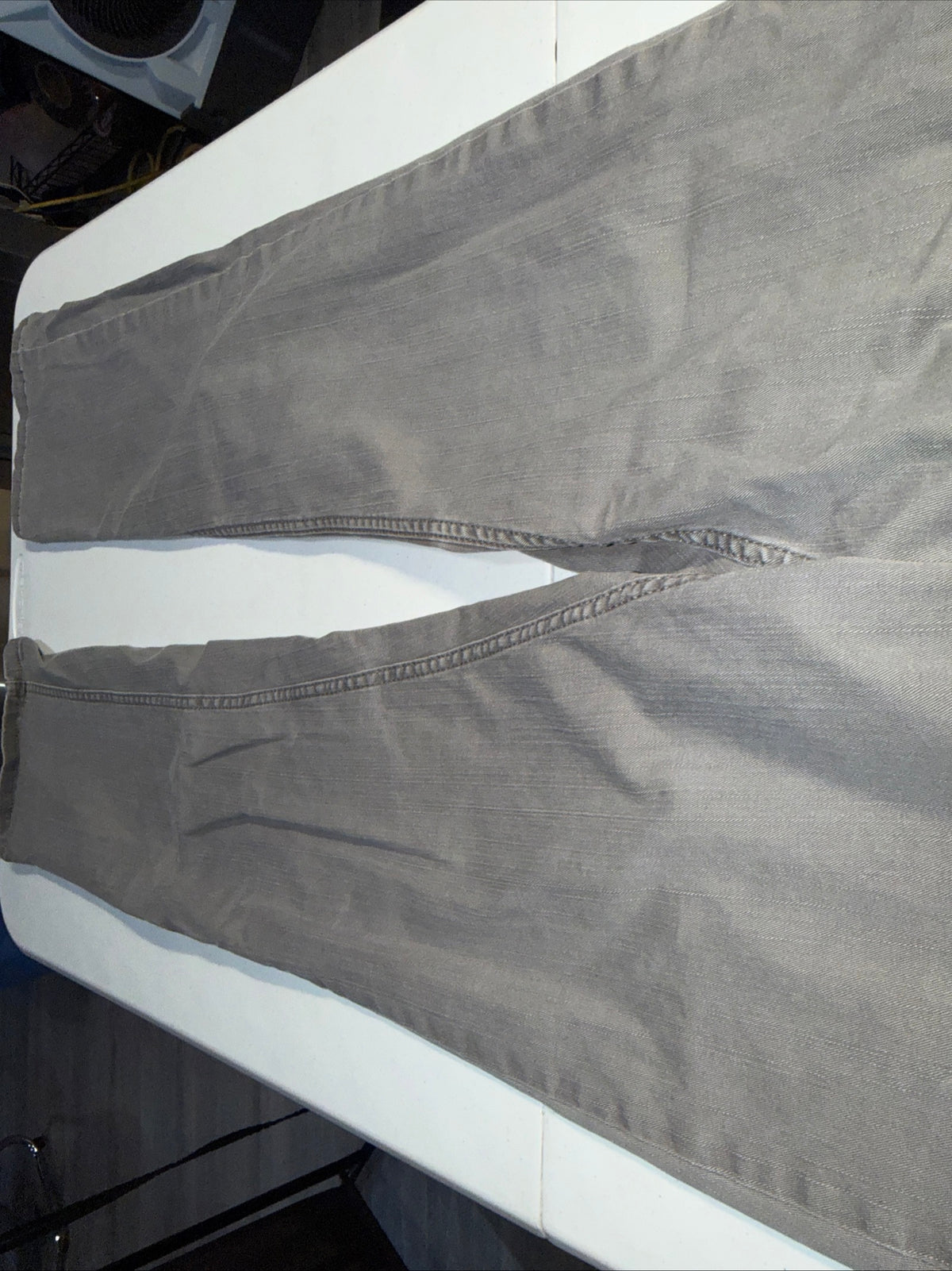 Calvin Klein Jeans Men’s Grey Straight Leg 5-Pocket Pants W32 L32