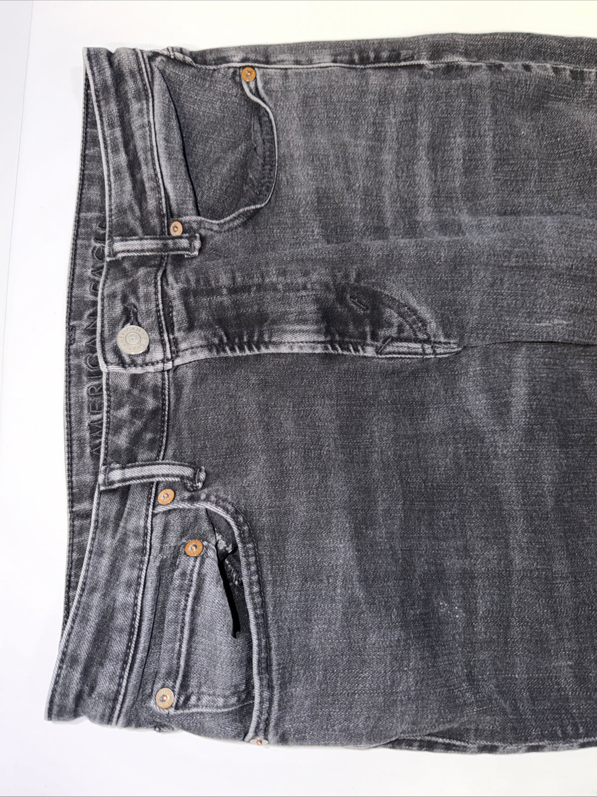 American Eagle Next Level Flex Jeans Men’s 32x28 Faded Black Slim Straight
