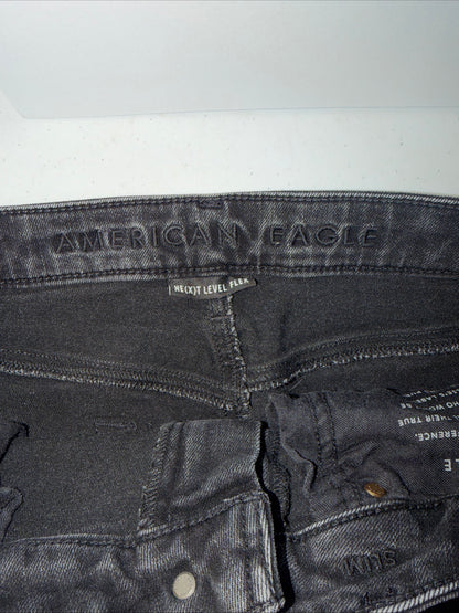 American Eagle Next Level Flex Jeans Men’s 32x28 Faded Black Slim Straight