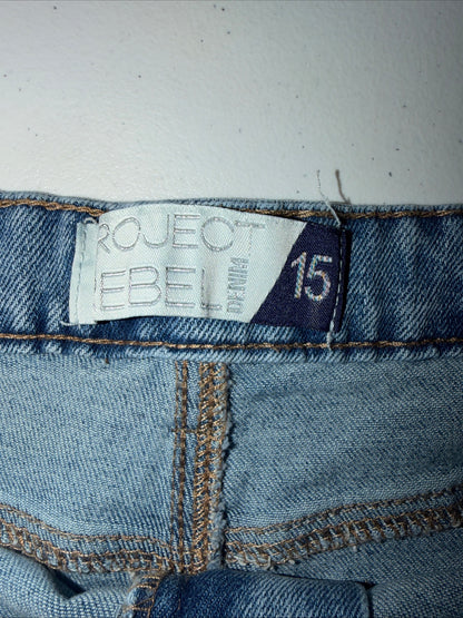 Project Rebel Jean Shorts Women’s Size 15 Light Wash Casual