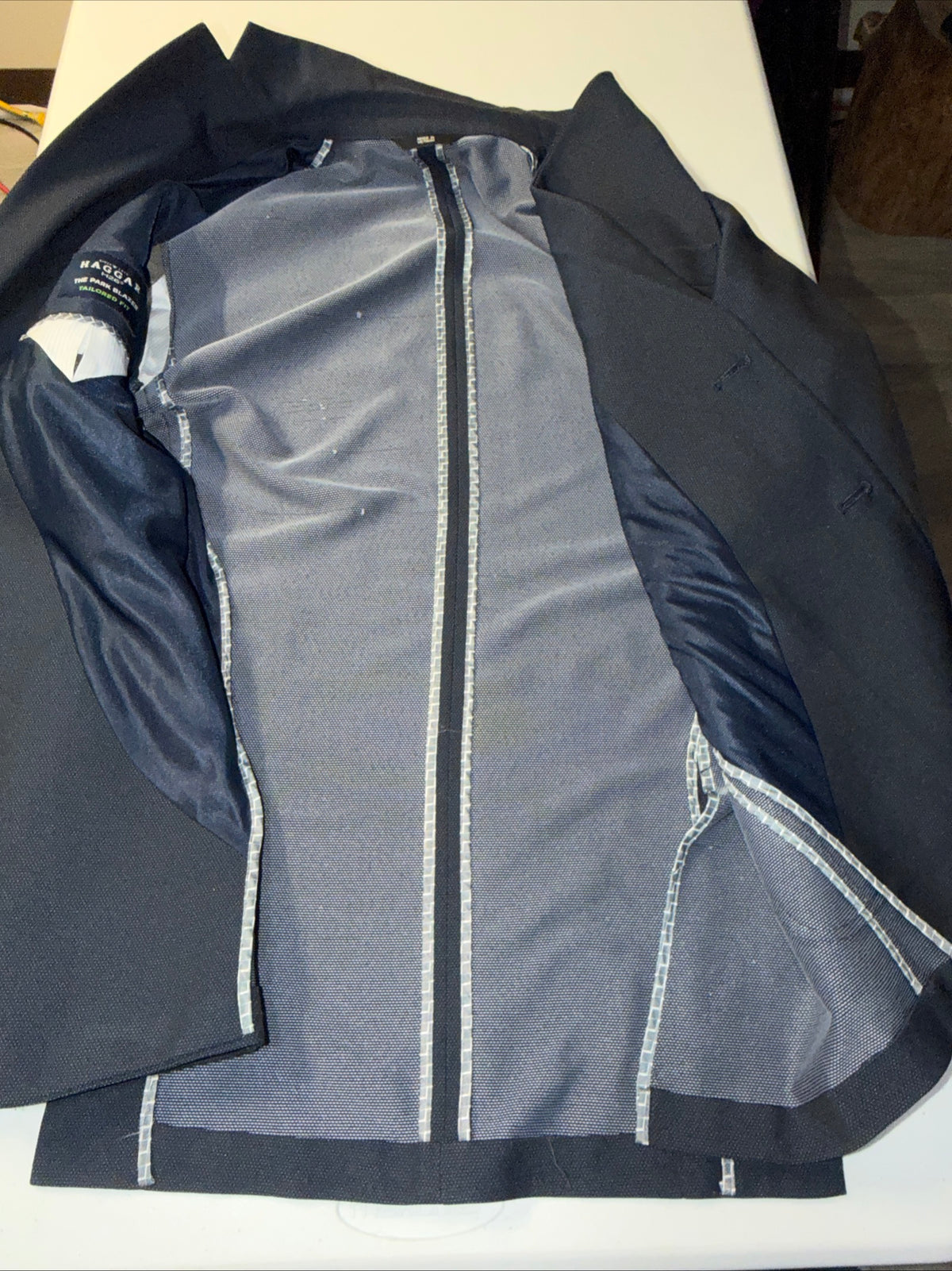 Men’s Hagger H26 The Park Blazer Tailored Fit Suit Jacket Size Small