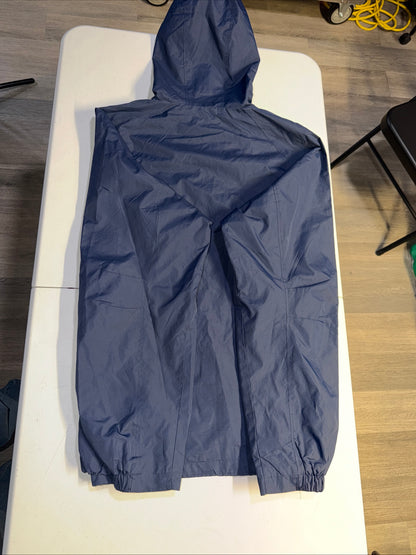 Rowland Wrestling WindBreaker Hooded Jacket Navy Blue Size XL