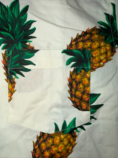 VSTR Men’s Pineapple Tropical Hawaiian Shirt- Size L For Men