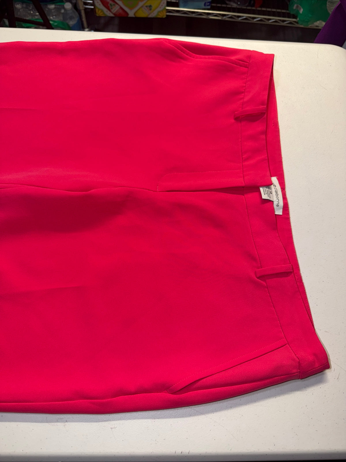 Liz Claiborne Fushsia Taliored Trouser Slacks- Womens Size 12