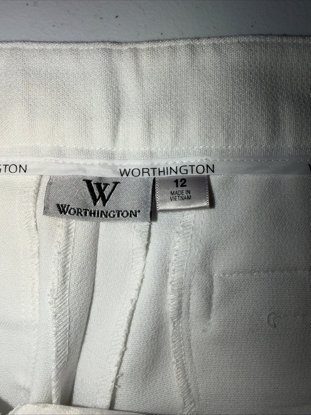 Worthington White Dress Pants Slacks Size 12 For Women